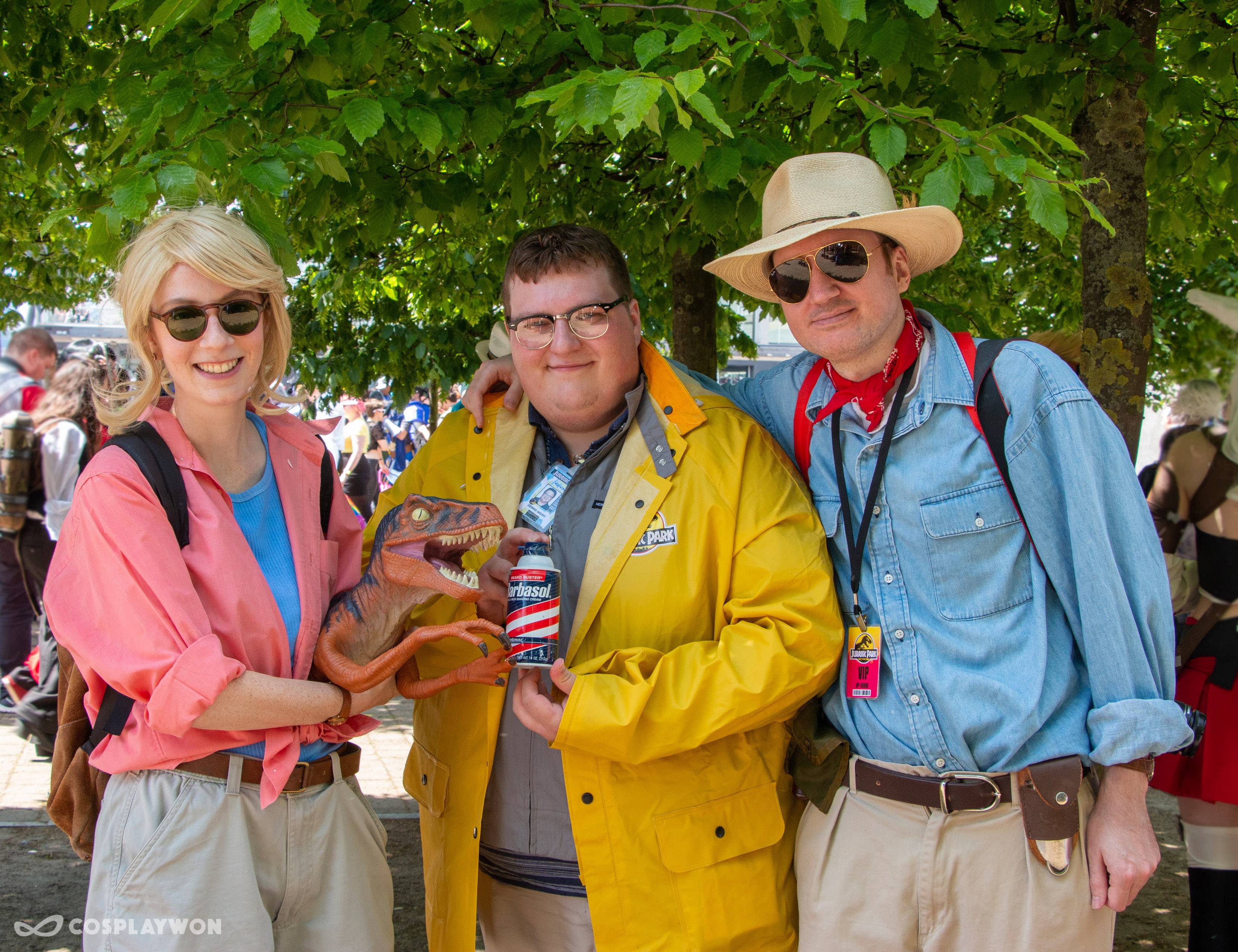 Ellie Sattler Alan Grant And Dennis Nedry Jurassic Park